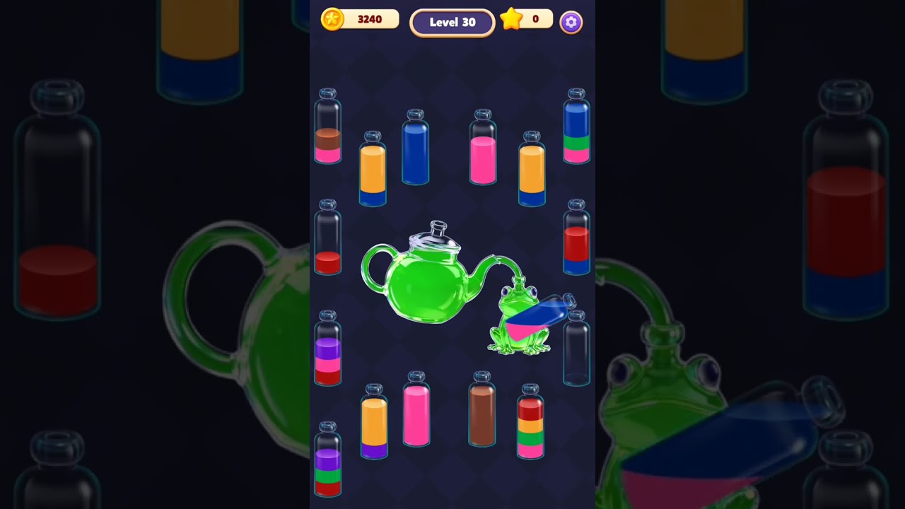 Water Sort 76 #mobilegame #games #gaming #gameplay #game #shorts #shortvideo #shortsvideo #short