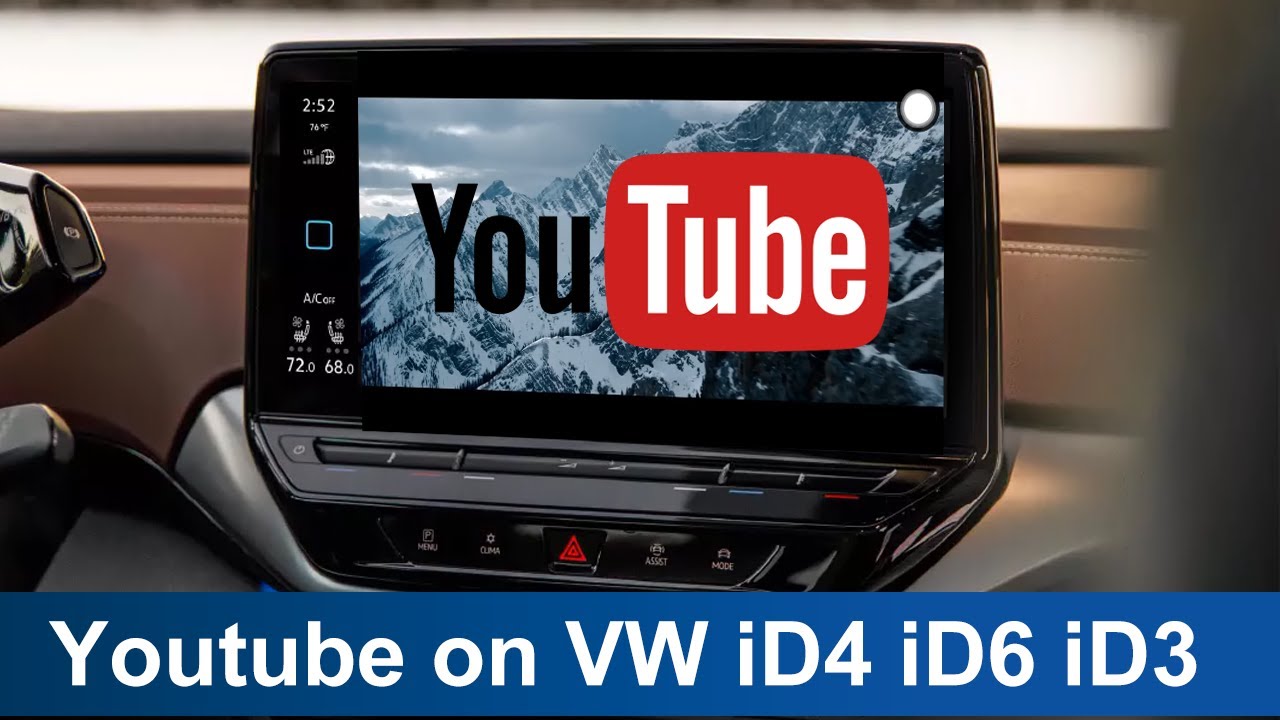 How to watch YouTube TikTok Netflix Amazon&nbsp;Prime video on Volkswagen iD4 iD6 iD3 iD5 iD7 iD.Buzz ?