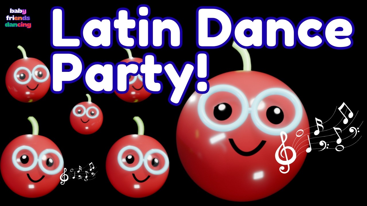 The Cherry Dance! 🍒💃 Latin Rhythm for Kids | Baile de las Cerezas para Niños