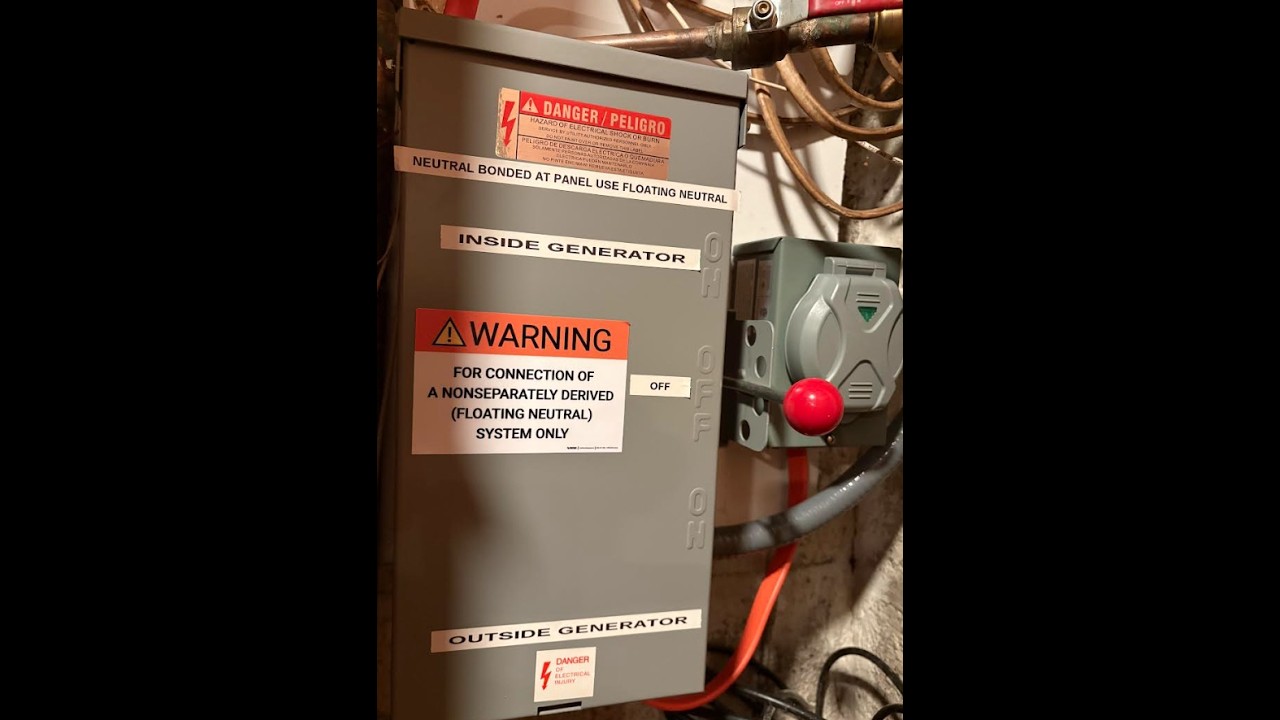 Adding Duel Indoor and Outdoor generator inlets for home Gas and Battery Generator  Inlets