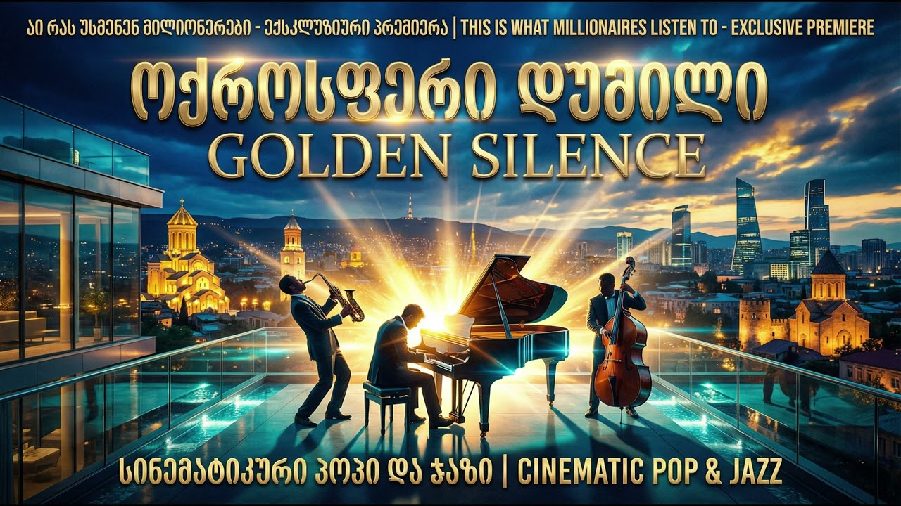 ოქროსფერი დუმილი - Golden Silence  Cinematic Pop & Jazz Soundtrack (AI Music)