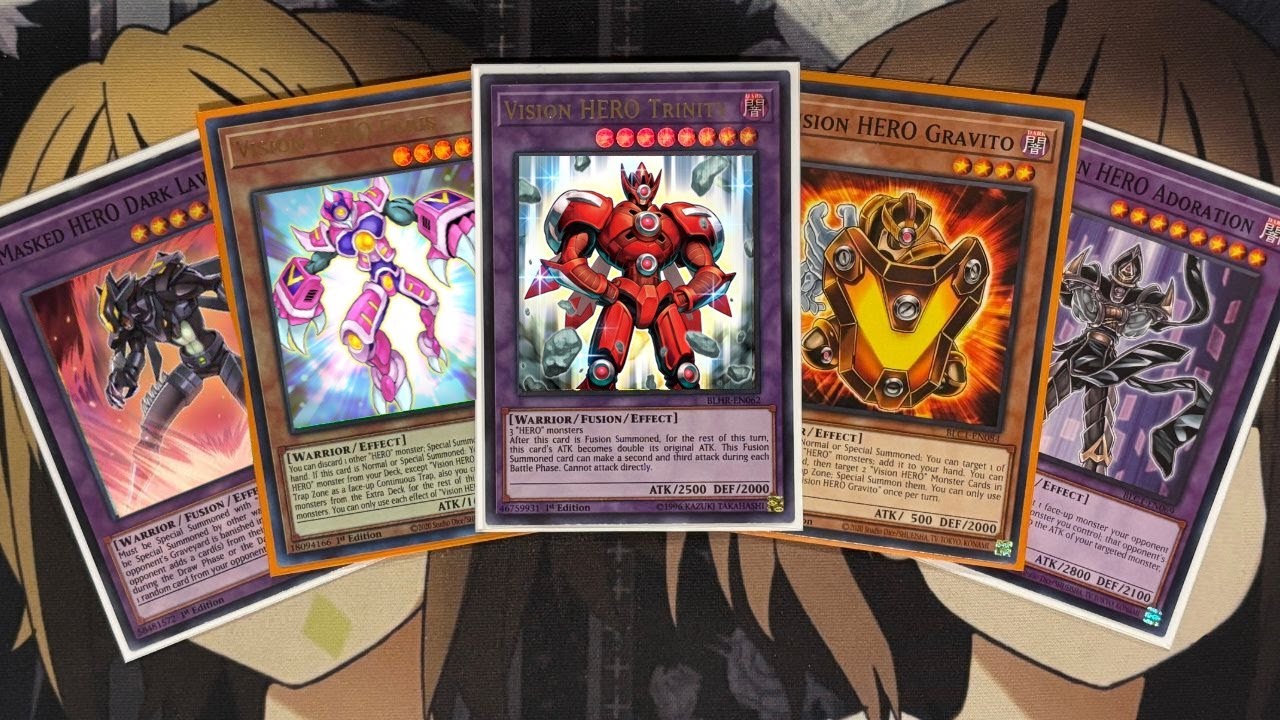 My Vision HERO Yugioh Deck Profile for July 2025