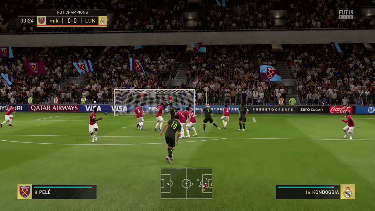 Fifa 19 Ibra free kick