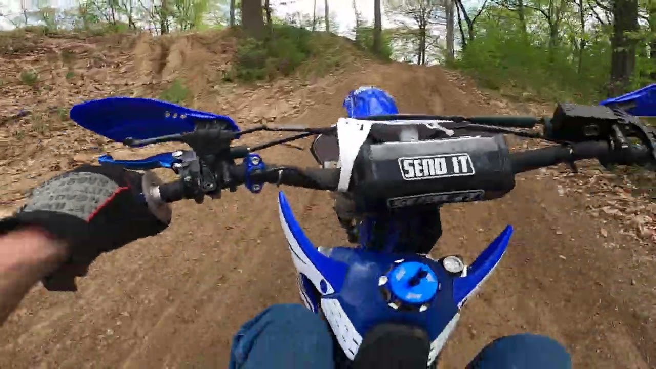 Yz 426 In the Woods! Crash.