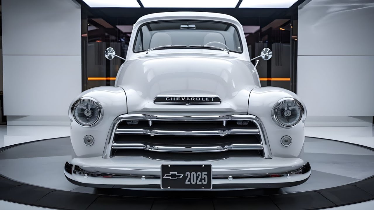 Первый взгляд на НОВЫЙ винтажный грузовик Chevrolet 2025 года &mdash; вы не поверите в возвращение ретро!