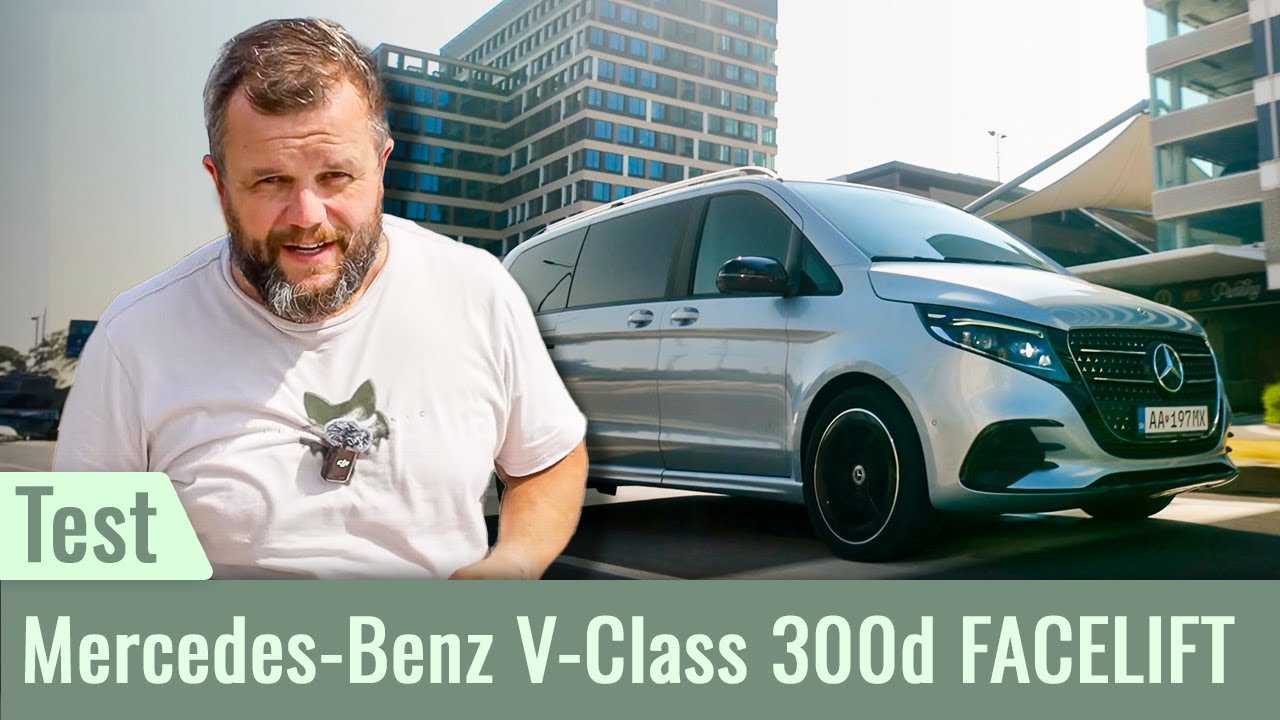 Mercedes-Benz V-Class 300d FACELIFT 2024: Až 3x nafta s pohonom 4x4 a viac luxusu na palube