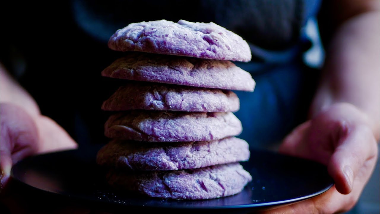 Purple Sweet Potato Cookies