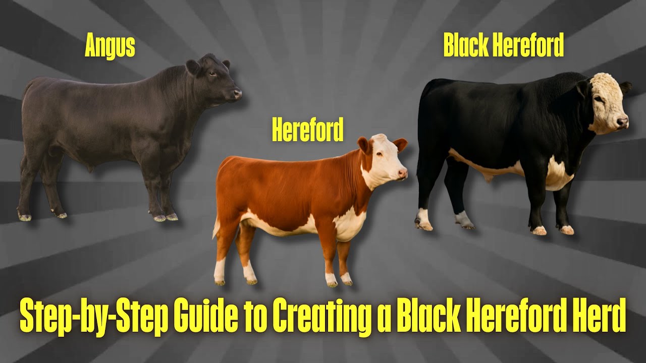 How to Start a Black Hereford Herd from Registered Herefords