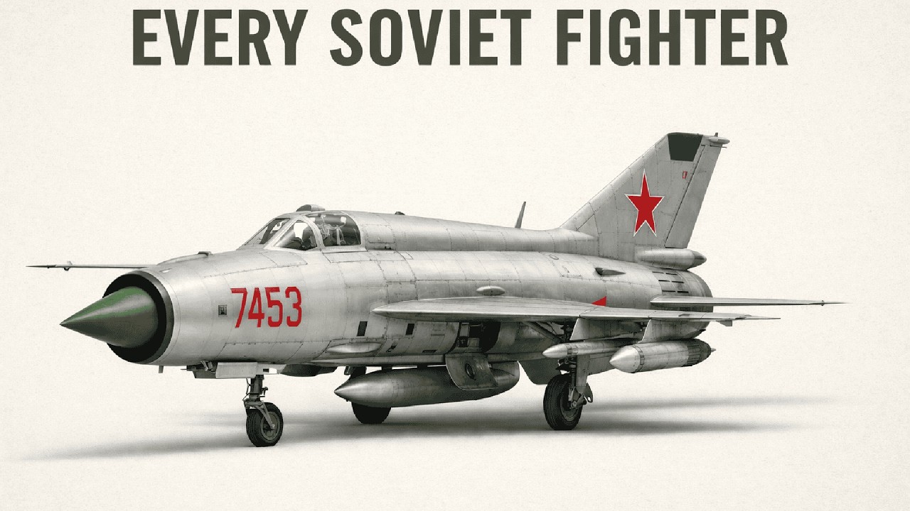 Every Cold War Soviet Fighter Explained