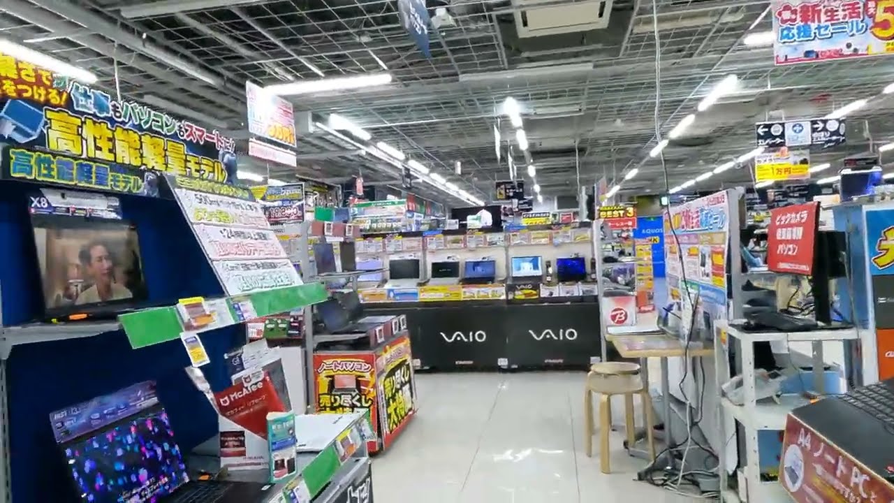 Bic Camera Akasaka-mitsuke Shopping Walk 04 | Japan 4K ASMR | ビックカメラ赤坂見附店 | Nam Mai TV