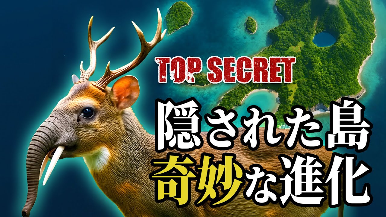 【進化の不思議】隠された島で進化した驚きの生物達・研究者絶句!歩くエイ|仮想科学 #動物 #へんないきもの