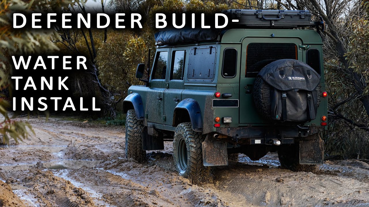 #40 Front Runner water tank install - DEFENDER