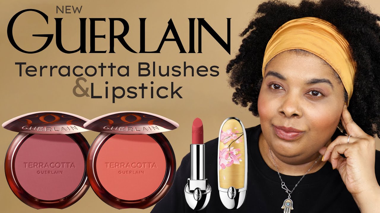Guerlain Terracotta Blushes Deep Coral –Deep Nude – Rogue G Cherry Bloom