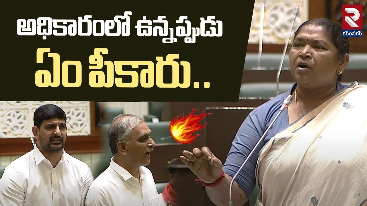 అధికారంలో ఉన్నప్పుడు ఏం పీకారు..| Minister Seethakka Fire On Kaushik Reddy, Harish Rao | RTV