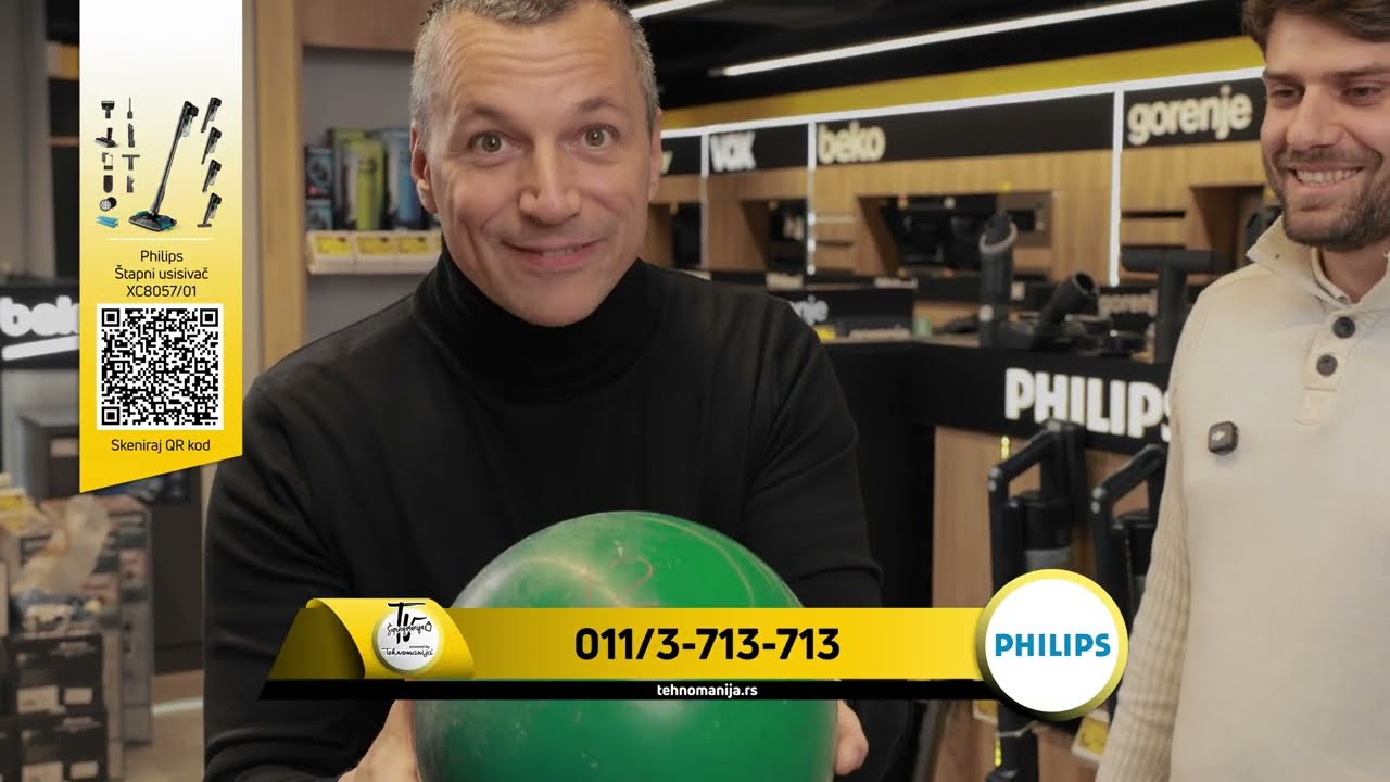 TEHNOMANIJA I PHILIPS PREDSTAVLJAJU - PHILIPS Usisivač XC 8057/01
