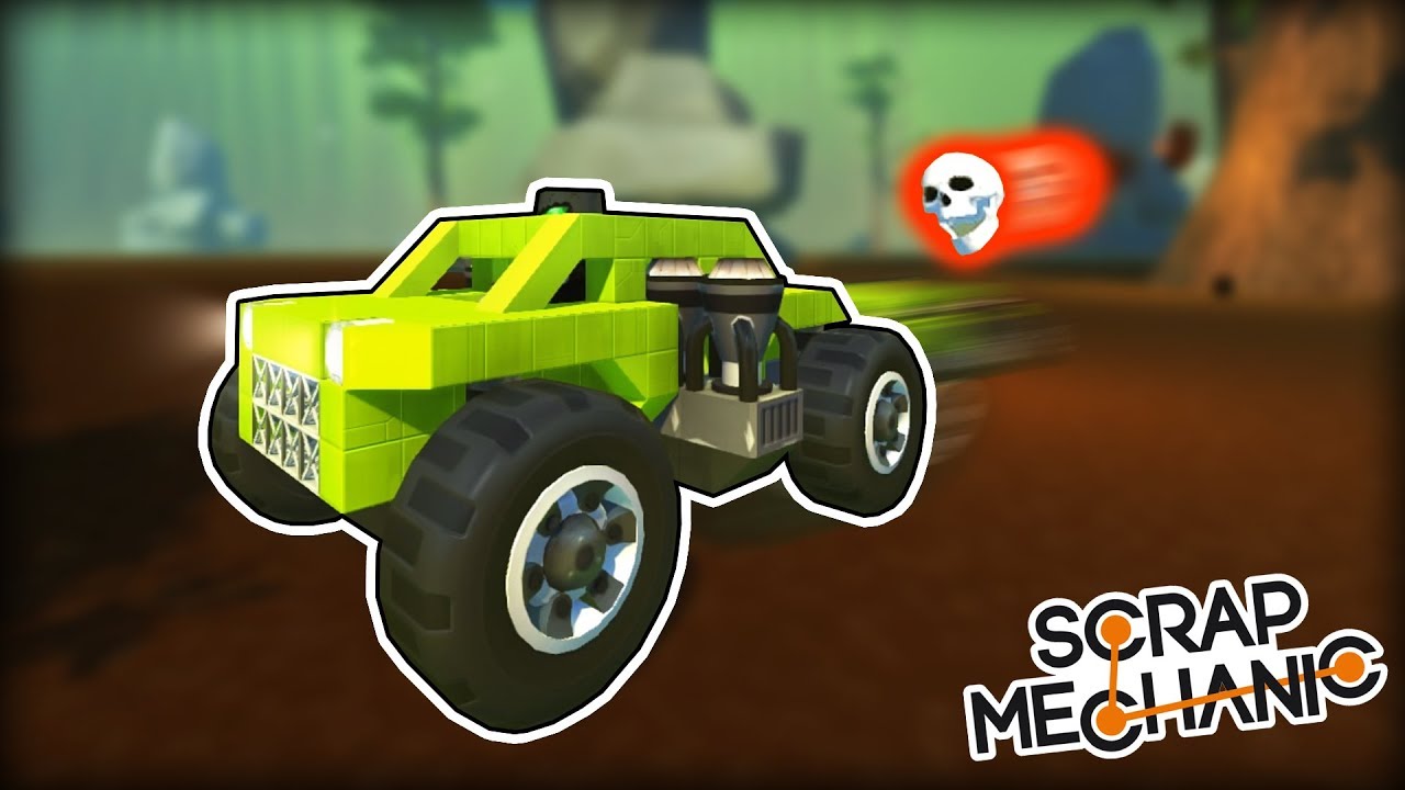 Who Can Dodge the Most Homing Missile Skulls? (Scrap Mechanic Multiplayer Monday)
