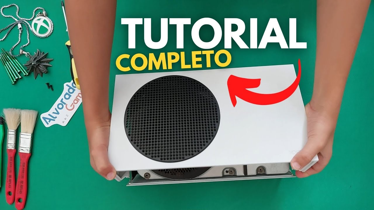 Xbox Series S | Criança de 8 Anos Abre, Limpa e Fecha o Console [Tutorial Completo]
