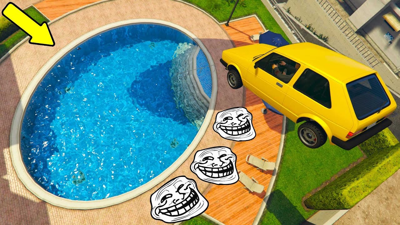 GTA 5 ONLINE 🐷 MEGA GARA TROLL A LOS SANTOS !!! 🐷 DAJE !!
