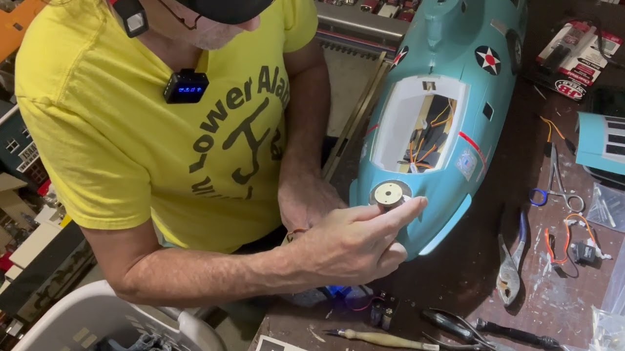 Installing the Gun Turret Servo on Avios PBY