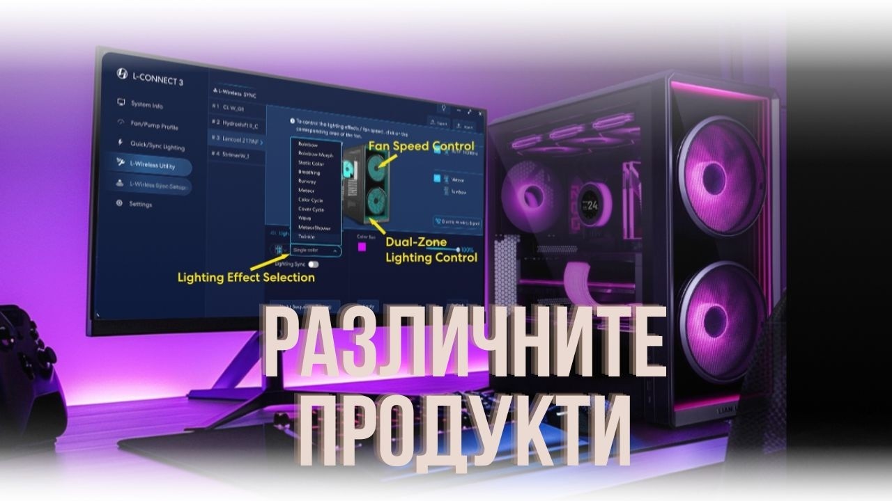 LIAN LI С НОВ УНИВЕРСАЛЕН ЕКРАН И СЕРИЯ ЗАХРАНВАНИЯ