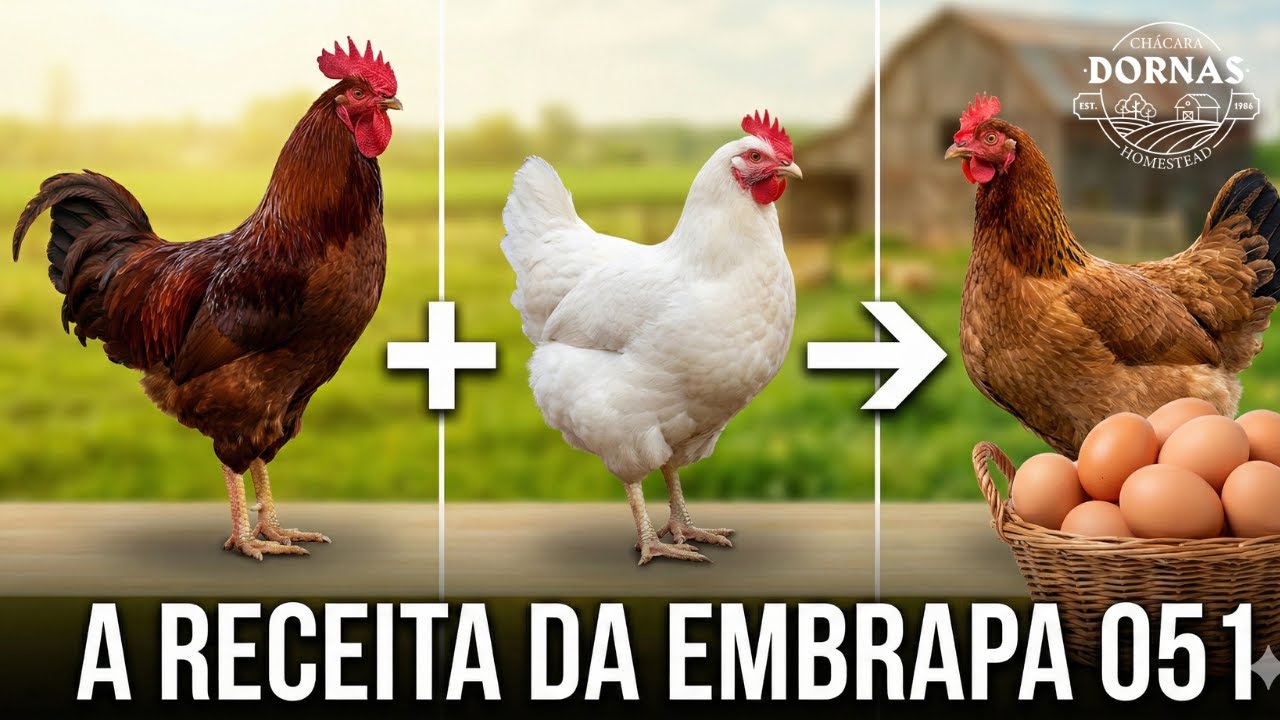 Como a Galinha Embrapa 051 foi Criada?