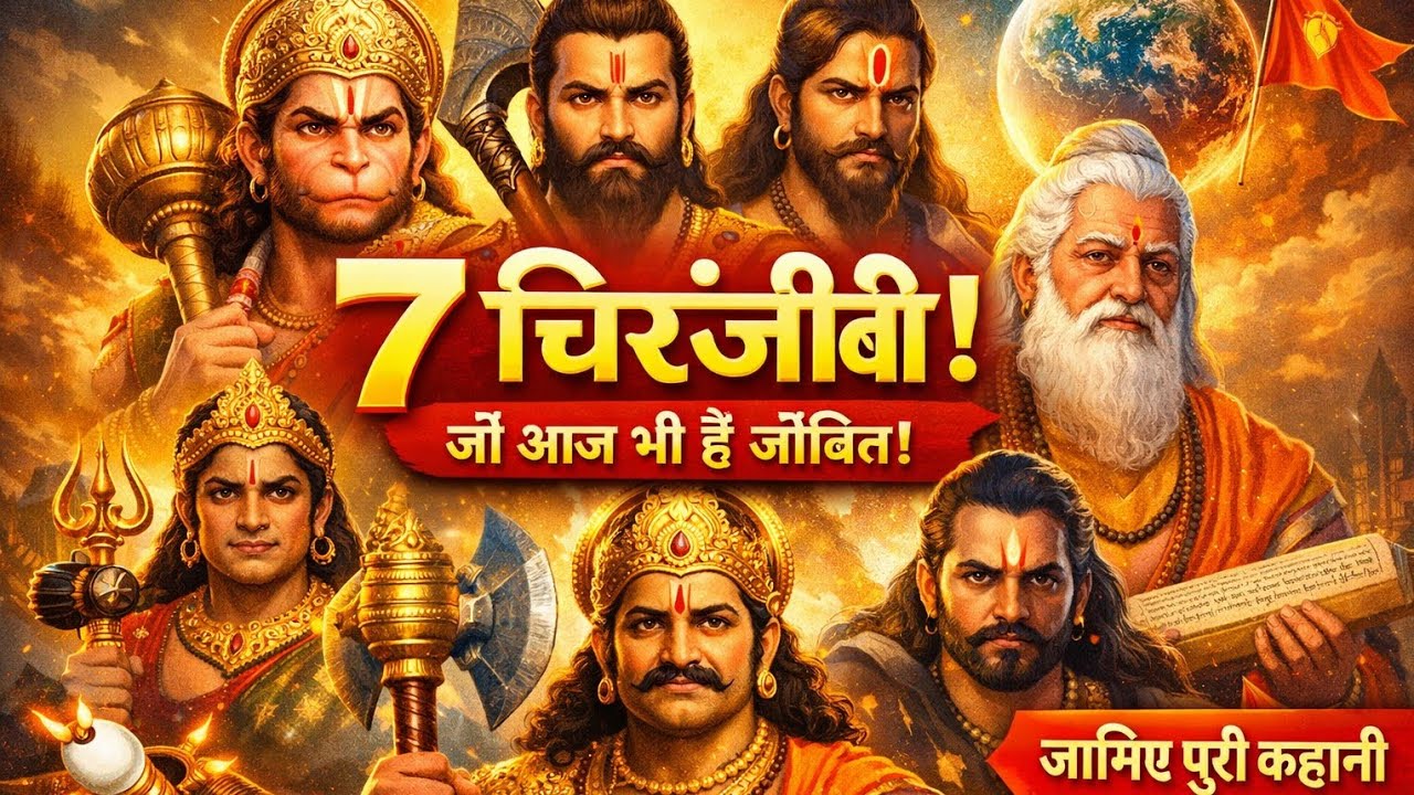 7 चिरंजीवी कौन हैं? | जो आज भी जीवित हैं | अमर योद्धाओं की रहस्यमयी कहानी | Hindu Mythology