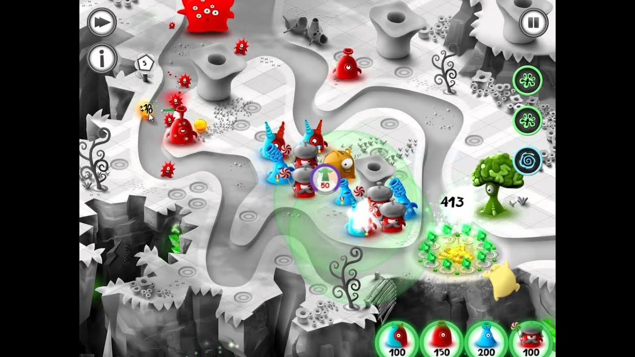 Jelly Defense Walkthrough - Cliffs Of Fun