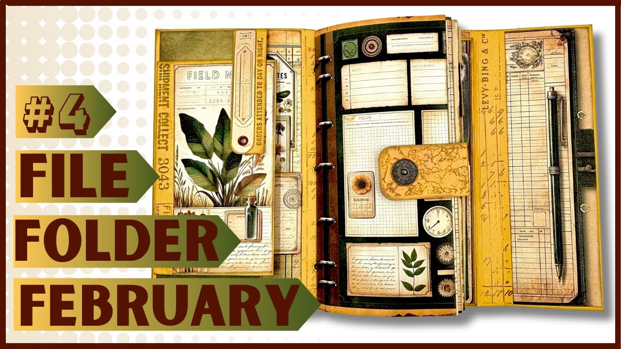 FILE FOLDER FEBRUARY #4 CRAFTING THE PERFECT JOURNAL WITH THE 