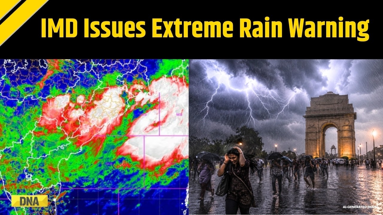 IMD Warns Of Extremely Heavy Rain In Mumbai, Gujarat, Madhya Pradesh & Delhi