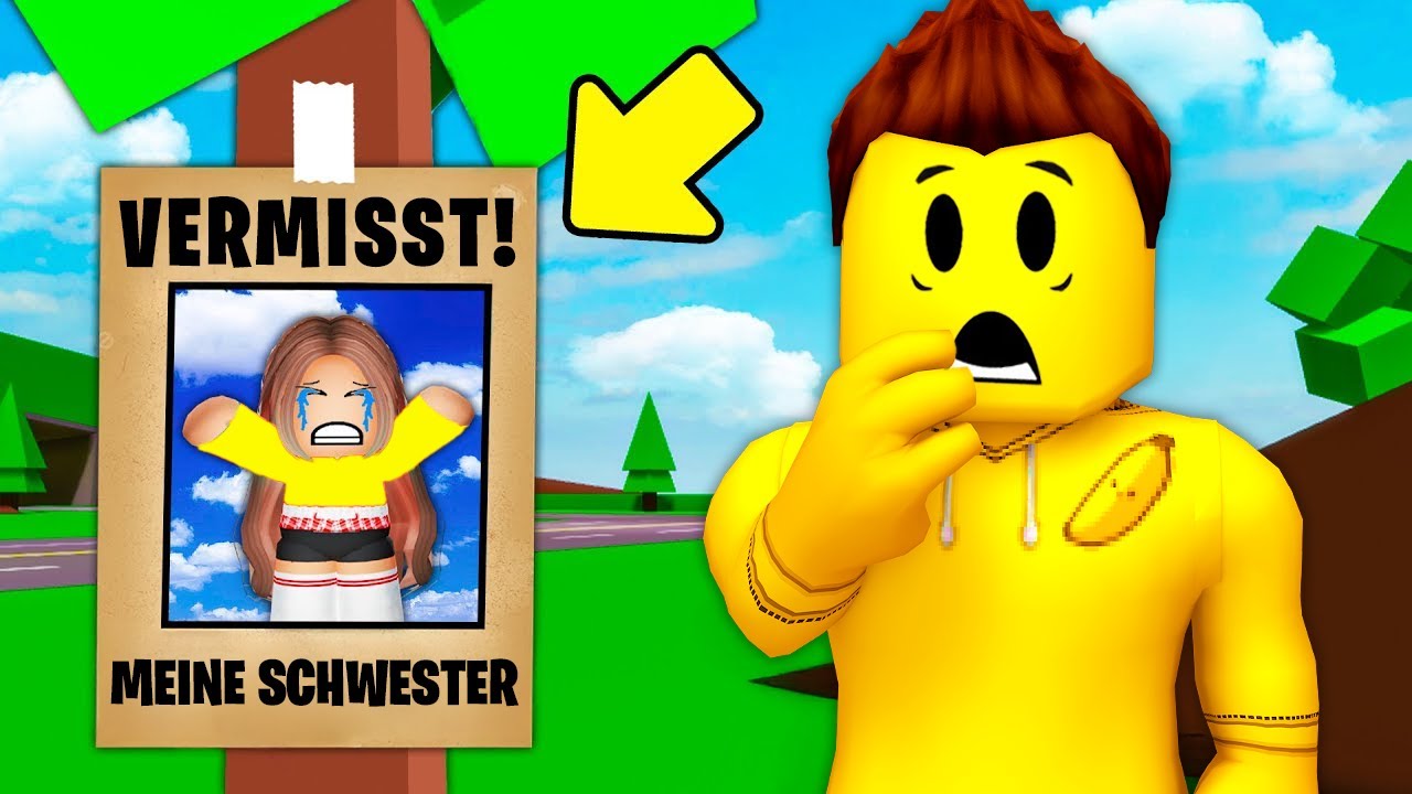 Meine KLEINE SCHWESTER wird VERMISST in Roblox Snapchat!