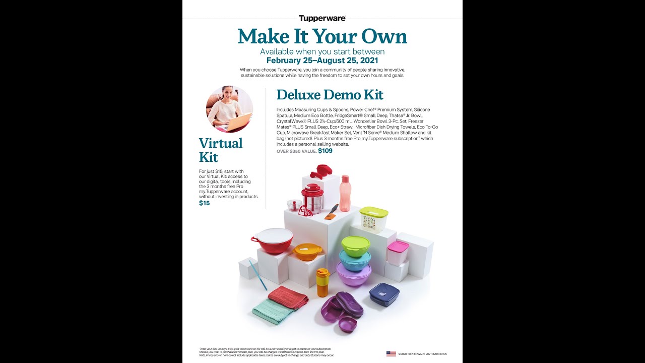 Tupperware 2021 Work from Home