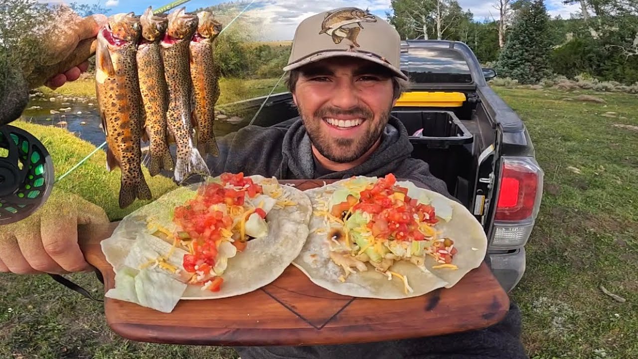 WILD TROUT TACOS AT THE CREEK!!