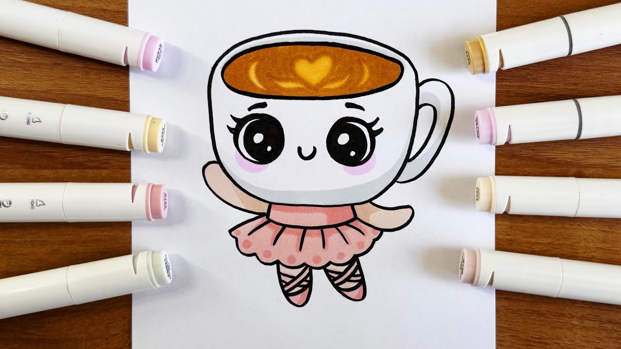 Como dibujar al Ballerina Cappuccina | Paso a Paso