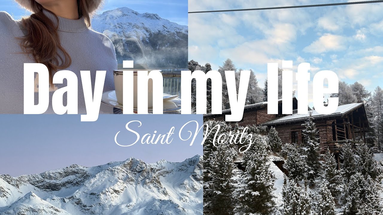 A Slow Day in My Life in St. Moritz | Yoga, Lake Walks & Little Moments