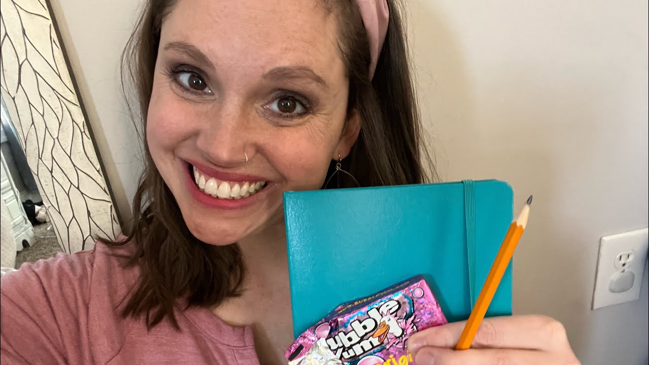 ASMR - Whisper Grocery List - Gum Chewing