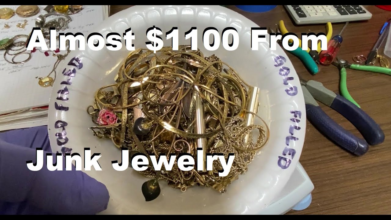 PURE GOLD From Junk Gold Filled Jewelry