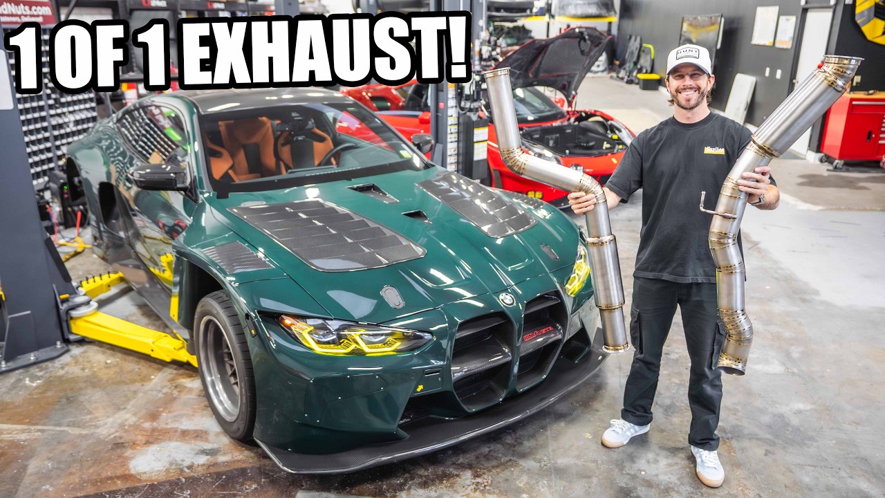Изготовление кастомного титанового выхлопа для моего M4 GT3