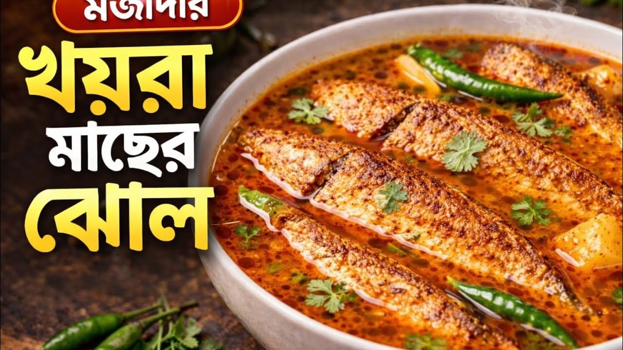 খয়রা মাছের ঝোল সহজ ও সুস্বাদু ! Easy Khoyra Fish Curry ! Bengla recipe ! Simple Recipe