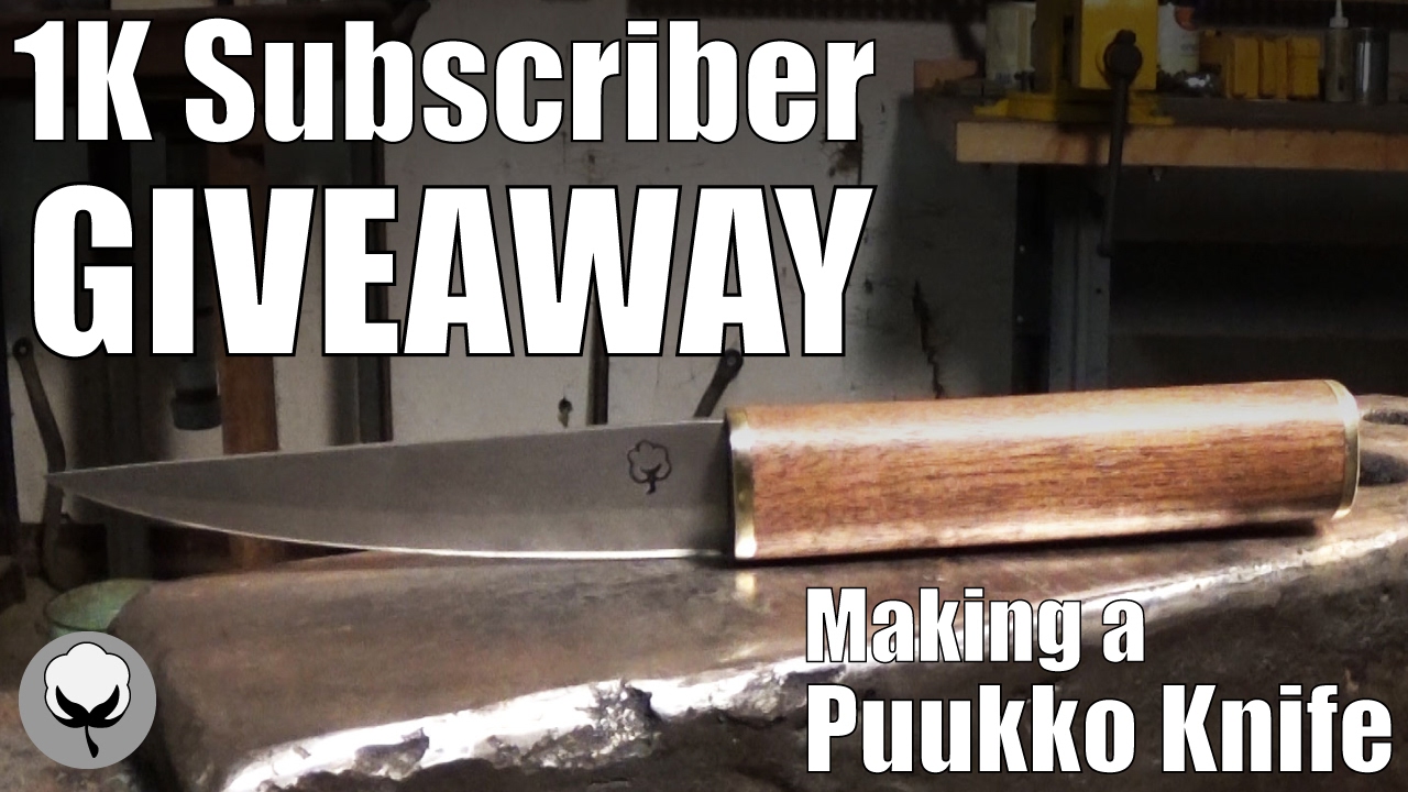 Making a Puukko Knife - 1K GIVEAWAY