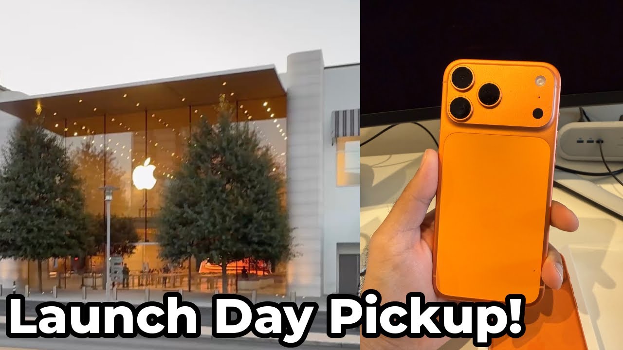 iPhone 17 Pro Max Launch Day Pickup and Unboxing! + Apple Watch Series 11 and AirPods Pro 3 Unboxing