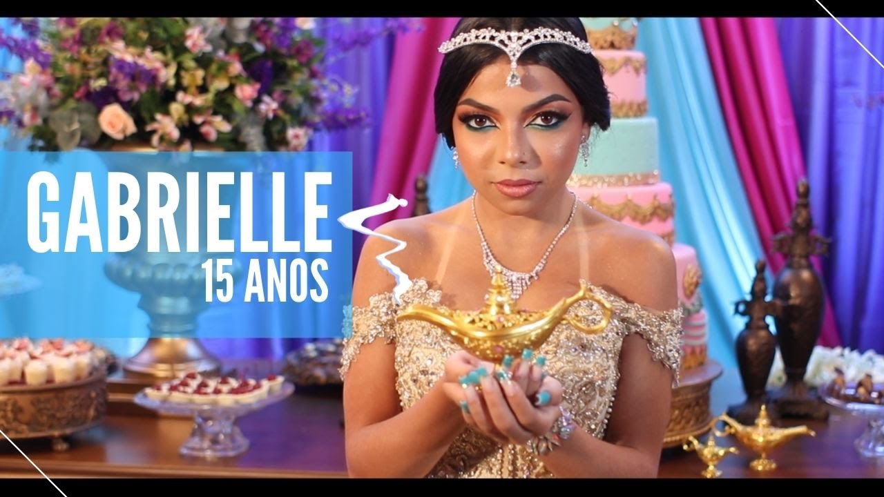 BALLROOM ALTO DA BOA VISTA - 15 ANOS - [GABRIELLE ] - Princesa Jasmine (Aladdin)