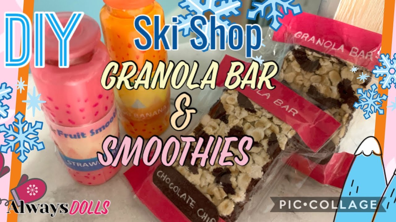 DIY - America Girl - Granola Bar and Smoothies