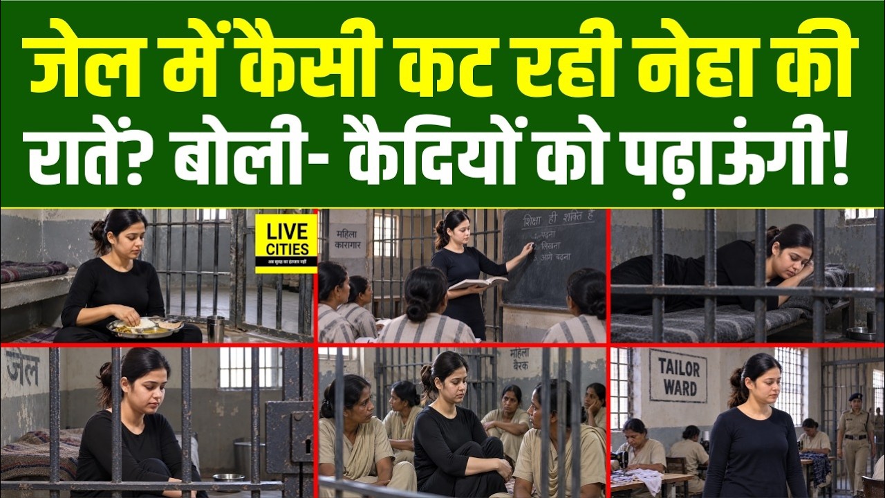 How is Neha Jha, who was caught with liquor in Samastipur, spending her nights in Lalghar, does she want to teach?