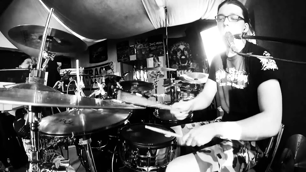 PESTLEGION - some rehearsal impressions 2015 - Drumcam Toni Merkel