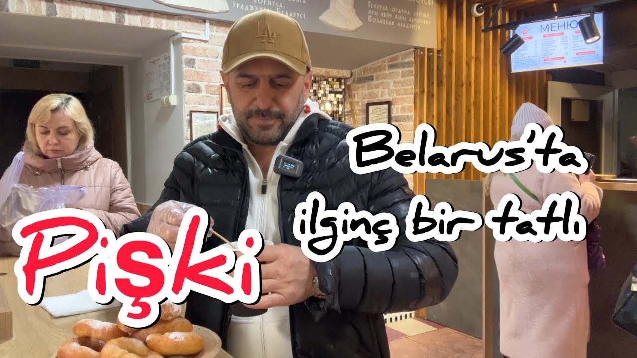 Belarus’ta ilginç bir tatlı pişki lokma tatlısı