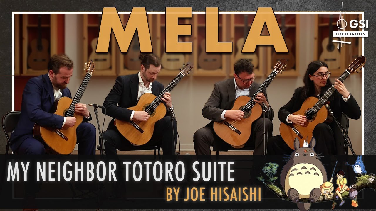 Mela Guitar Quartet plays Hisaishi's 