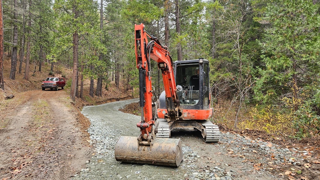 Конец пути с Wilson Forest Lands и экскаватором Kubota KX 040 4