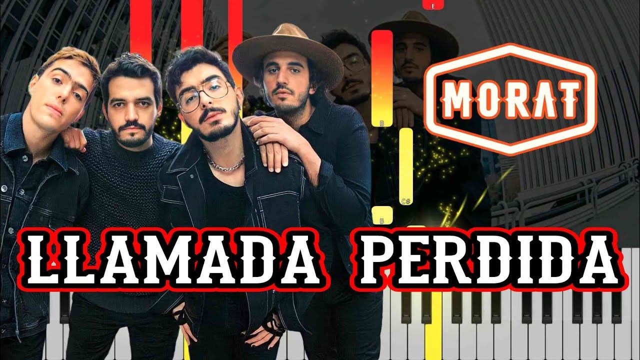 Morat - Llamada Perdida  Piano Tutorial / Instrumental / Letra Karaoke