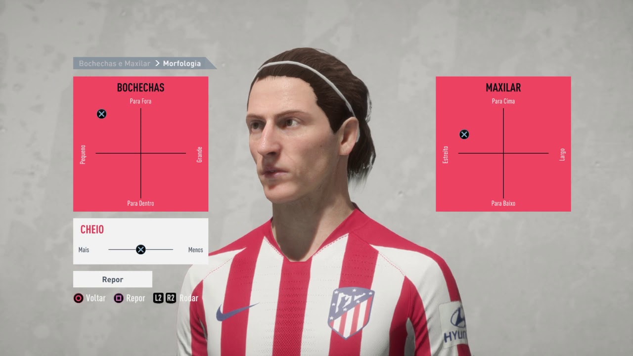 Como fazer o Filipe Luís no Fifa 20 para o pro clubs/ modo carreira