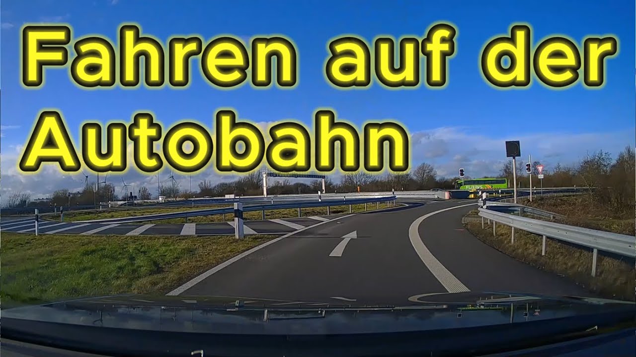 Autobahnfahrt komplett erklärt, Autobahnfahrstunde in Leer (inklusive Tunnelfahrt)